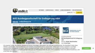 
                            12. BGE Bundesgesellschaft für Endlagerung mbH dein ... - azubis.de