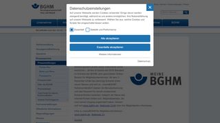 
                            4. BGHM: Aus „Extranet“ wird „meineBGHM“