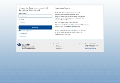 
                            1. BGHW Extranet