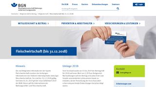 
                            7. BGN Bereich Fleischwirtschaft: Mitgliedschaft