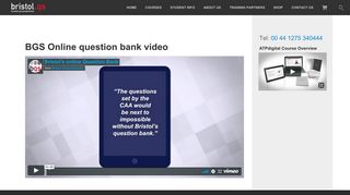 
                            3. BGS Online question bank video - Bristol Groundschool