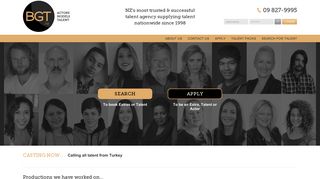 
                            2. BGT Actors Models and Talent - Auckland based Actors Agency for ...