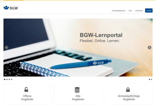 
                            9. BGW-Lernportal - Startseite