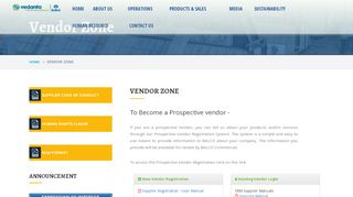 
                            10. Bharat Aluminium Company Ltd. (BALCO) | Vendor Zone