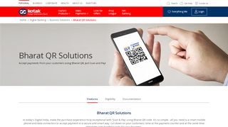 
                            11. Bharat QR Solutions - Kotak Mahindra Bank