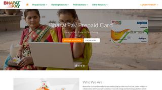 
                            3. BharatPay Prepaid Card