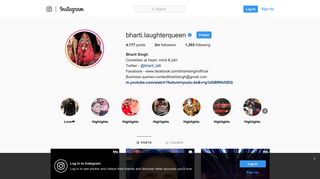 
                            10. Bharti Singh (@bharti.laughterqueen) • Instagram photos and videos