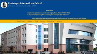 
                            4. Bhatnagar International School Bhera Enclave, Paschim Vihar New ...