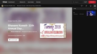 
                            10. Bhavans Kuwait- 11th Annual Day Celebration on Livestream