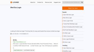
                            4. Bhel Ess Login