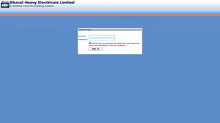 
                            2. BHEL PF Login Staff No: Password: Check this to remember this Staff ...