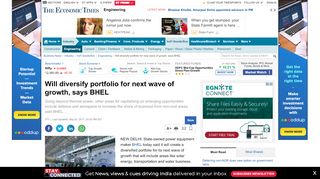 
                            9. BHEL: Will diversify portfolio for next wave of growth, says BHEL - The ...