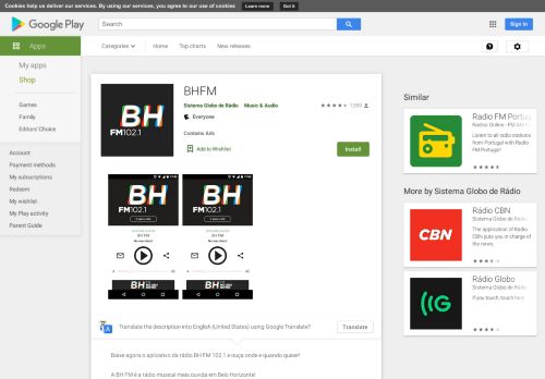 
                            12. BHFM – Apps no Google Play