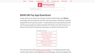 
                            8. BHIM SBI Pay App Download - Payments of India