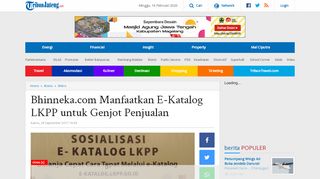 
                            13. Bhinneka.com Manfaatkan E-Katalog LKPP untuk Genjot Penjualan ...