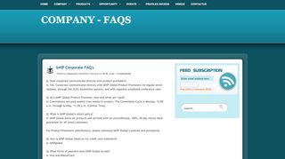 
                            12. bHIP Corporate FAQ's ~ Company - FAQS