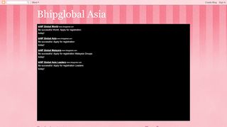 
                            7. Bhipglobal Asia: Distributor Backoffice Login