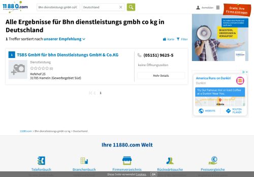 
                            11. bhn Dienstleistungs - 11880.com