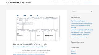 
                            7. Bhoomi Online i-RTC Citizen Login - KARNATAKA.GOV.IN