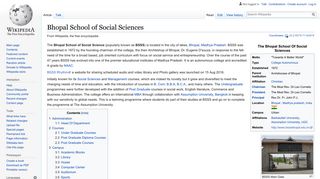 
                            12. Bhopal School of Social Sciences - Wikipedia