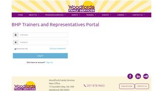 
                            12. BHP Trainers & Representatives Portal | Woodfords Family Services