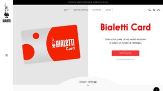 
                            1. Bialetti Card - Bialetti Store