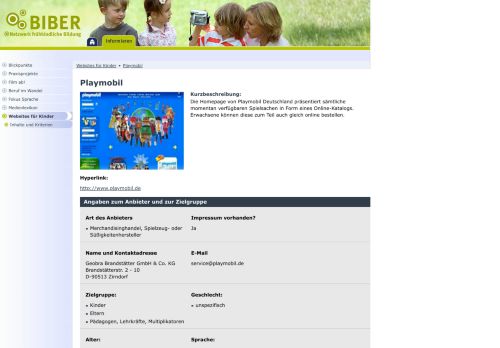 
                            4. bibernetz.de - Playmobil