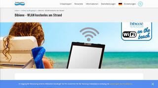 
                            9. Bibione - WLAN kostenlos am Strand Italieonline