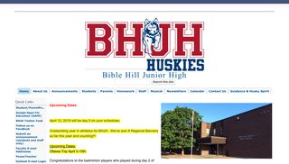 
                            10. Bible Hill Junior High - Google Sites