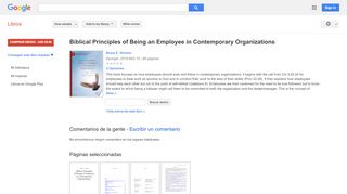 
                            11. Biblical Principles of Being an Employee in Contemporary Organizations