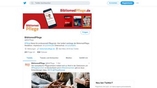 
                            12. BibliomedPflege (@BibPflege) | Twitter