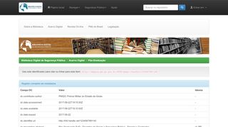 
                            9. Biblioteca Digital de Segurança Pública: Especialização EaD ...