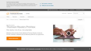 
                            13. Biblioteca Digital ProView | España | Thomson Reuters
