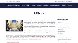 
                            11. Biblioteca - Pontificia Università Lateranense