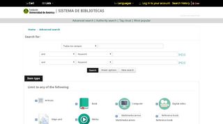 
                            11. Biblioteca Universidad de América catalog › Results of search with ...