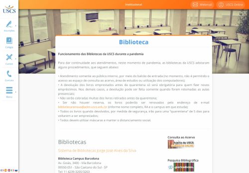 
                            13. Biblioteca - Universidade Municipal de São Caetano do Sul