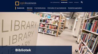 
                            8. Bibliotek - biblioteker på Cphbusiness | Cphbusiness