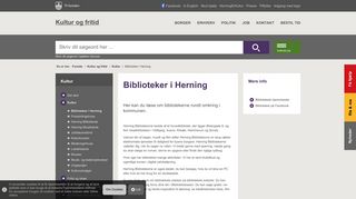 
                            12. bibliotek | biblioteker | udlån - Kultur og fritid - Herning Kommune