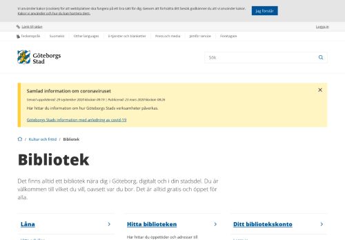 
                            3. Bibliotek - Göteborgs Stad