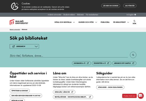 
                            7. Bibliotek - Malmö universitet