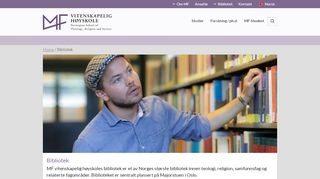 
                            13. Bibliotek | MF vitenskapelig høyskole