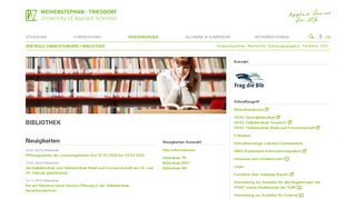 
                            13. Bibliothek : Hochschule Weihenstephan-Triesdorf
