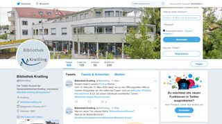 
                            11. Bibliothek Krailling (@BibKrailling) | Twitter