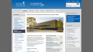 
                            7. Bibliothek Naturwissenschaften - UB Frankfurt - Goethe-Universität