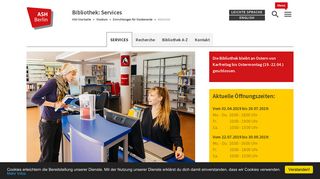 
                            2. Bibliothek: Services | ASH Berlin