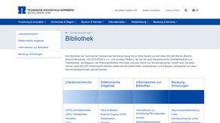 
                            4. Bibliothek – Technische Hochschule Nürnberg Georg ... - TH Nürnberg