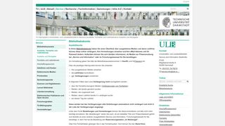 
                            3. Bibliothekskonto – Universitäts- und ... - ULB Darmstadt