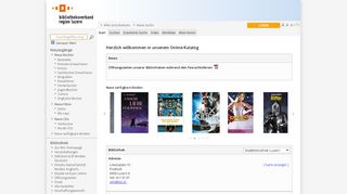 
                            5. Bibliotheksverband Region Luzern Online Katalog - Bibliothekssoftware
