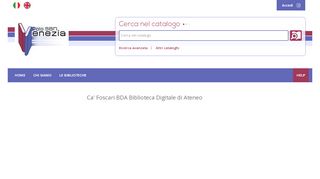 
                            13. BiblioVEA: Polo SBN Venezia | Ca' Foscari BDA Biblioteca Digitale ...
