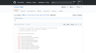 
                            11. Bibo/Login.java at master · SStalker/Bibo · GitHub